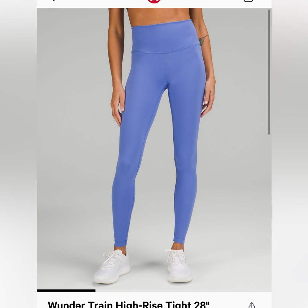 NWOT Wunder Train 28 inches high rise leggings